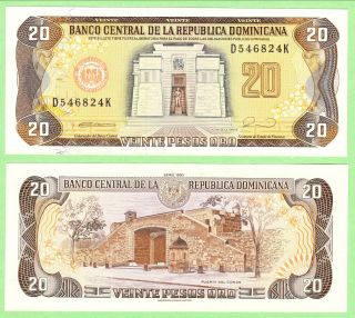 Dominican Republic 20 Pesos Oro Note P - 133 Uncirculated
