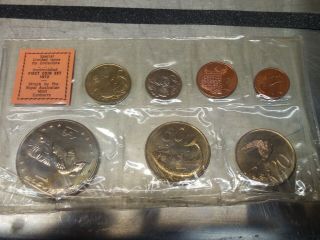 1972 Cook Island 7 Coin Set