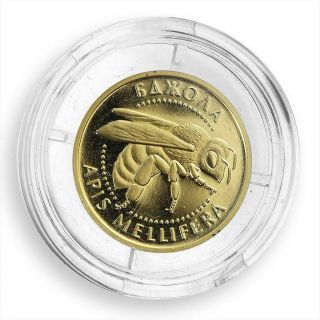 Ukraine,  2 Hryvnas,  Bee,  Wisdom,  Fertility,  Gold,  Coin,  2010