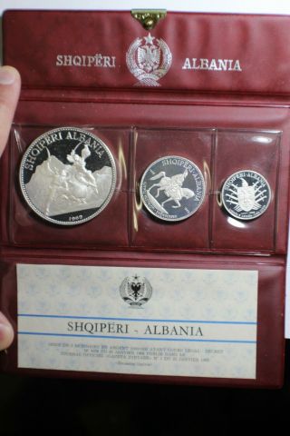 1969 Albania Silver Coin Proof Set