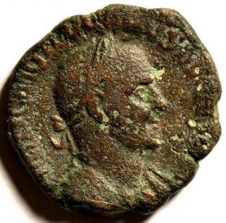 Trajan Decius Ae Sestertius.  Genius Of The Illyrian Legion.  Ric 117a