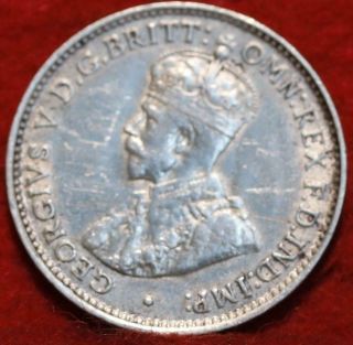 1912 Australia 3 Pence Silver Foreign Coin