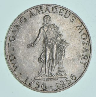 Silver - World Coin - 1956 Austria 25 Schilling - World Silver Coin 13g 015