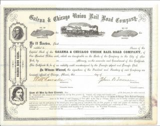 Galena & Chicago Union Rail Road Company.  1860 