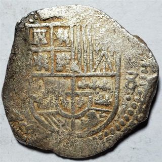 Bolivia 8 Reales Cob,  (1601 - 1629),  Ex Porto Bello Hoard,  26.  6 Grams Silver