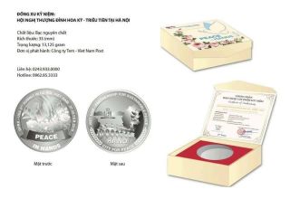 Full set 2 Silver Coins for DPRK - USA Summit in VIET NAM Hanoi 27 - 28 February 3