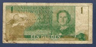 [an] Guinea Netherlands 1 Gulden 1954 P11