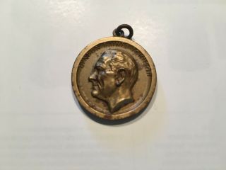 1965 Official Bronze Inaugural Medal Charm - President Lyndon B.  Johnson