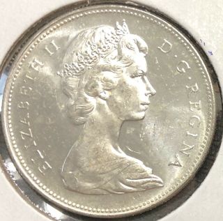 1966 Lb Canada.  800 Silver Dollar Ms60 Cameo