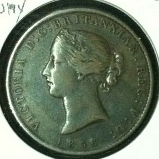 Canada Nova Scotia 1/2 Penny Token Km 5 Xf 1856