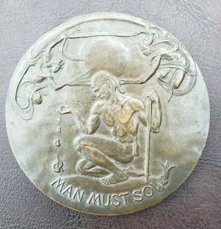 Society Of Medalists (som) 41 Issue,  Man Must Sow To Reap - Hord 1950