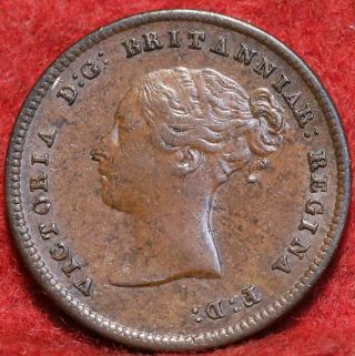 1843 Great Britain 1/2 Farthing Foreign Coin