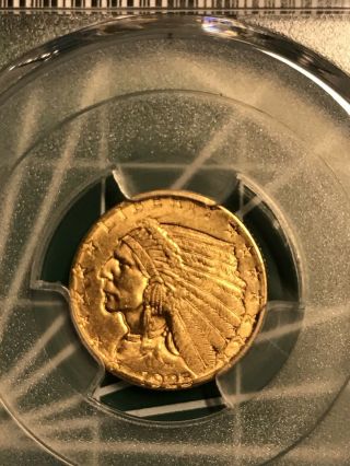 1925 - D Indian Head Ms63 2.  50 Gold U.  S.  Quarter Eagle Pcgs Graded