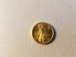 1989 $5.  00 1/10 Ounce Gold Eagle