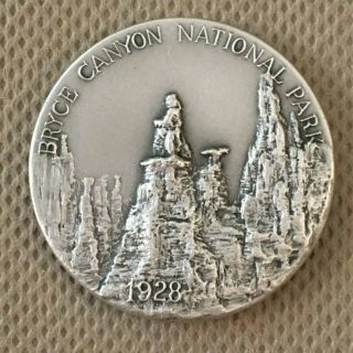 Medallic Art Co.  Bryce Canyon National Park Centennial Medal.  999 Fine Silver