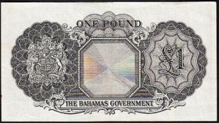 Bahamas 1953 1 Pound Note P15d VF/EF 2