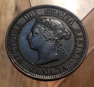 Canada 1888 Queen Victoria Large Cent - - Better Grade