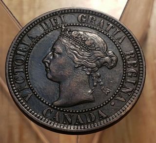 Canada 1892 Queen Victoria Large Cent - -