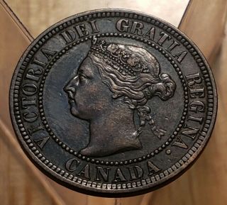 Canada 1892 Queen Victoria Large Cent - - 2