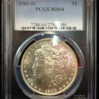1903 - O Morgan Dollar Pcgs Ms64