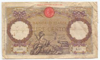 Italy 100 Lire 1935,  P - 55