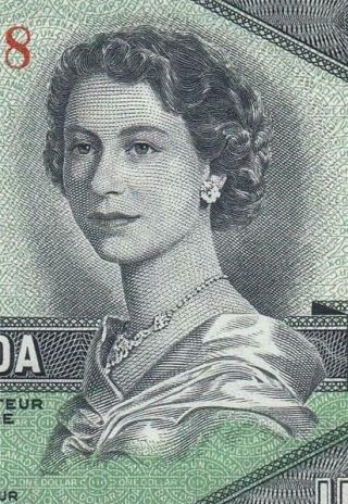 1954 Bank Of Canada Qeii $1 Devils Face Consecutive 1 Of 3 ( (gem Unc))