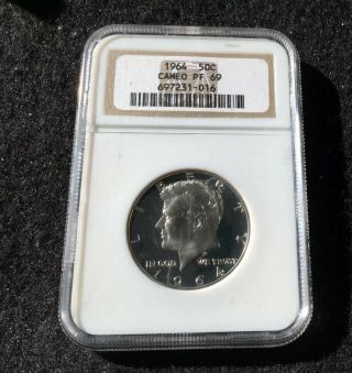 1964 Kennedy Silver Half Dollar Ngc Pf 69 Cameo - First Year Absolute Gem -