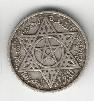 Morocco Silver 100 Francs 1953 50f By Coinmountain