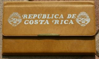 1970 Republica De Costa Rica Silver Proof Coin 999 Set Of 5 Coins (25,  20,  10,  5,  2)