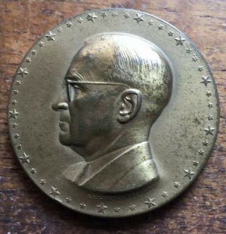 Official 1949 Harry S Truman Inaugural Bronze Medal 2 " 7500 Minted
