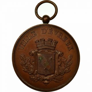 [ 559526] France,  Medal,  Concours De Pigeons Voyageurs,  Evreux,  1876,  Ms (60 - 62)