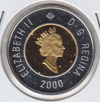 2000 Canada Proof $2 Two Dollar Sterling Silver Coin
