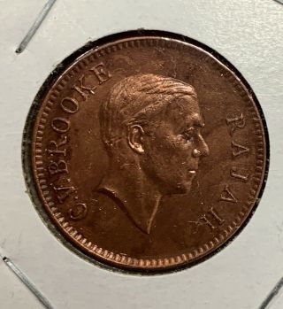 Sarawak 1 Cent 1937,  Look Like Unc