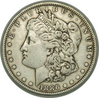 1886 - P $1 Morgan Silver Dollar As Pictured (062319 - 2)