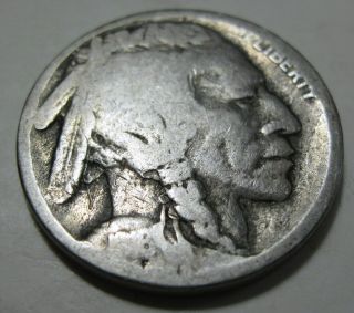 1916 S Early Buffalo Nickel Coin (627c)