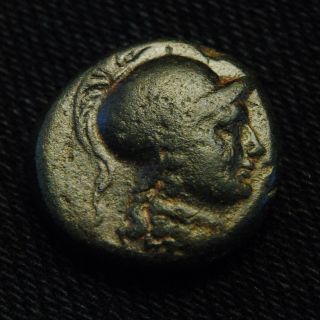 Æ - 19 Pergamum Mysia Helmeted Athena Rv ΠeΡΓamh Nike 8.  49 Gr 18 - 9mm 1 - 2nd Cent Bc