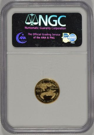 2006 W 5 Dollar American 1/10 oz.  Fine Gold Eagle G$5 NGC PF 70 Ultra Cameo 2