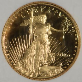 2006 W 5 Dollar American 1/10 oz.  Fine Gold Eagle G$5 NGC PF 70 Ultra Cameo 3