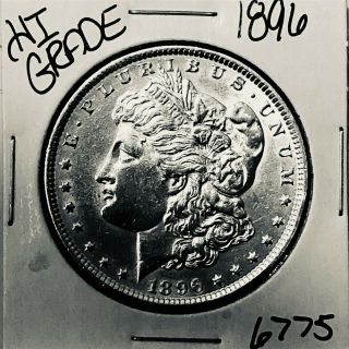 1896 Morgan Silver Dollar Coin 6775
