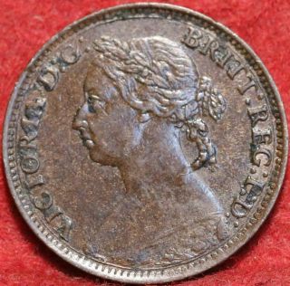 1894 Great Britain 1 Farthing Foreign Coin