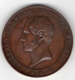 1845 Belgium Medal Issued For The Royal Academy Of Science Letters By J Leclercq