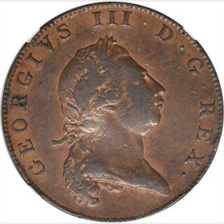 1793 Bermuda 1 Penny,  Ngc Vf 35,  Km 5,  Coin For The Assigned Grade