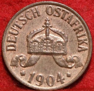 Uncirculated 1904 - A German East Africa 1/2 Heller Foreign Coin