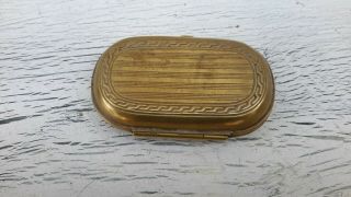 Antique Brass Shillings and Sixpence coin holder 2