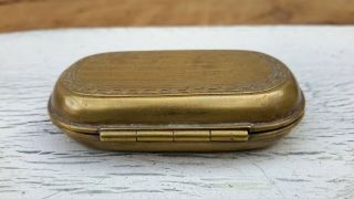 Antique Brass Shillings and Sixpence coin holder 5
