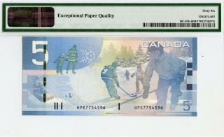 2010 CANADA,  BANK OF CANADA PMG GEM UNC 66 EPQ BC - 67b - i JENKINS/CARNEY $5 NOTE 2