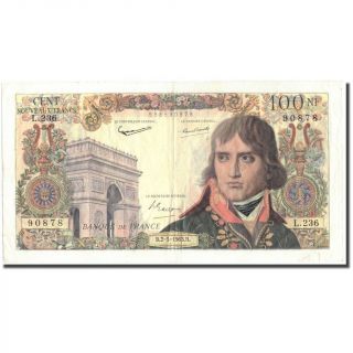 [ 214963] France,  100 Nouveaux Francs,  100 Nf 1959 - 1964  Bonaparte ,  1963