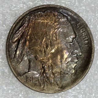 1913 5c Buffalo Nickel Five Cent Piece Gem Bu