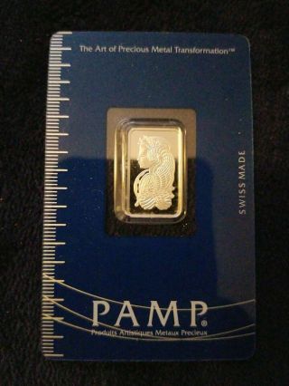 5 Gram Platinum Bar - Pamp Suisse (in Assay) - Sku C006822