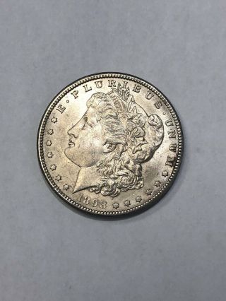 1898 O Morgan Silver Dollar United States Of America.